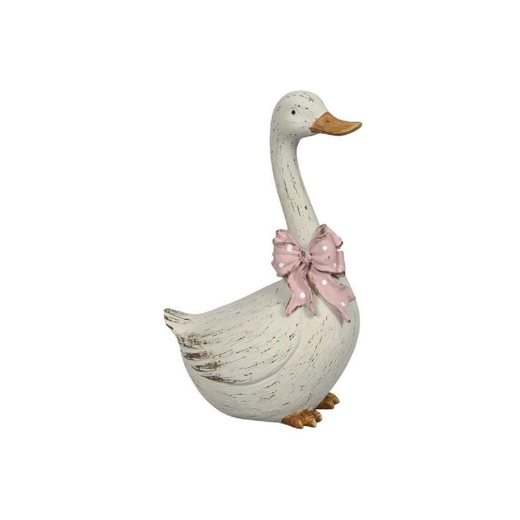 Декор "Гусь с бантом" большой