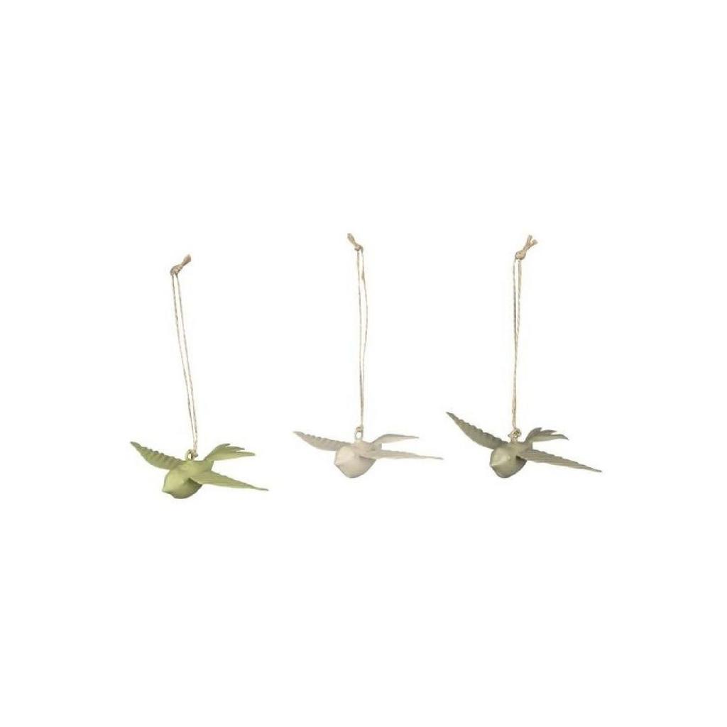 Набор 3 шт декор подвесной "Птичка"