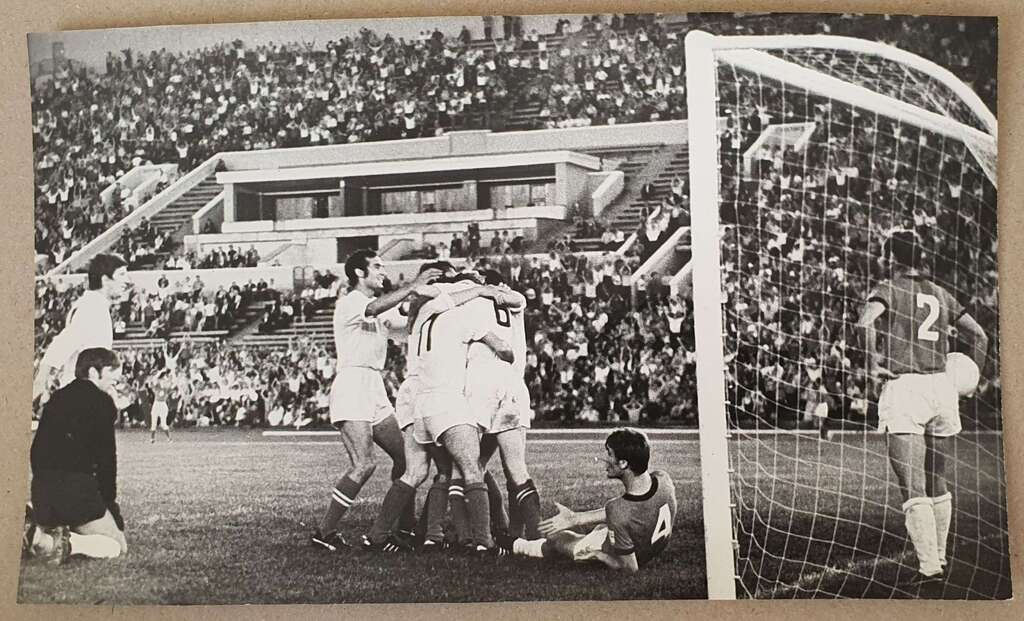 Ликуют спартаковцы Финал Кубка СССР по футболу 1971 года Спартак (Москва)-СКА (Ростов Н/Д)