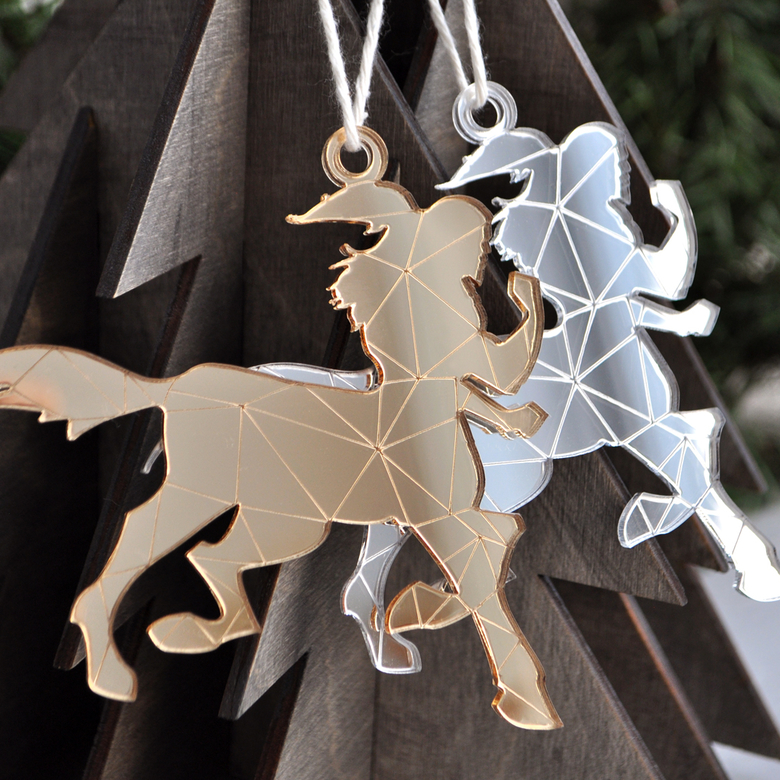 необычная новогодняя ёлочная игрушка кентавр - сувенир на новый год необычный подарок в виде кентавра