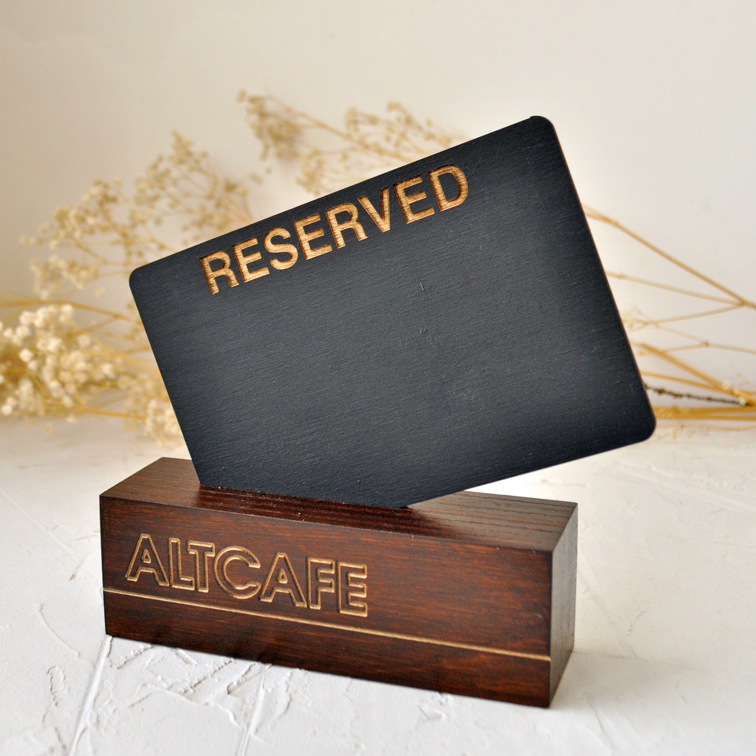 табличка резерва меловая на стол для кафе и ресторана купить