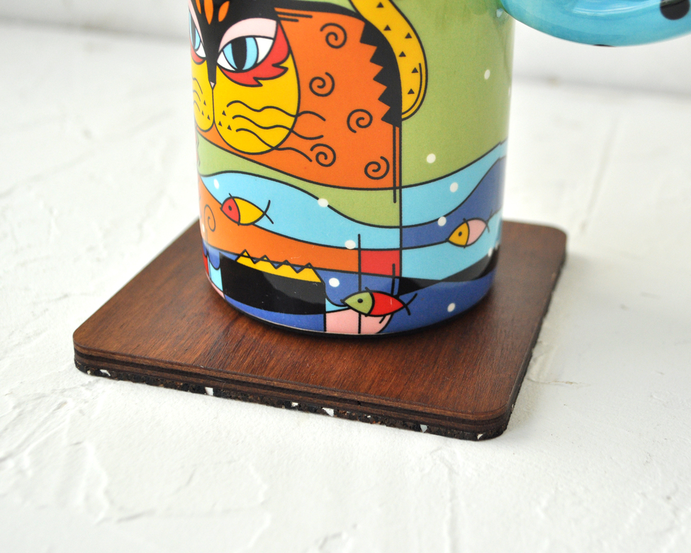 Костеры с логотипом и пробкой