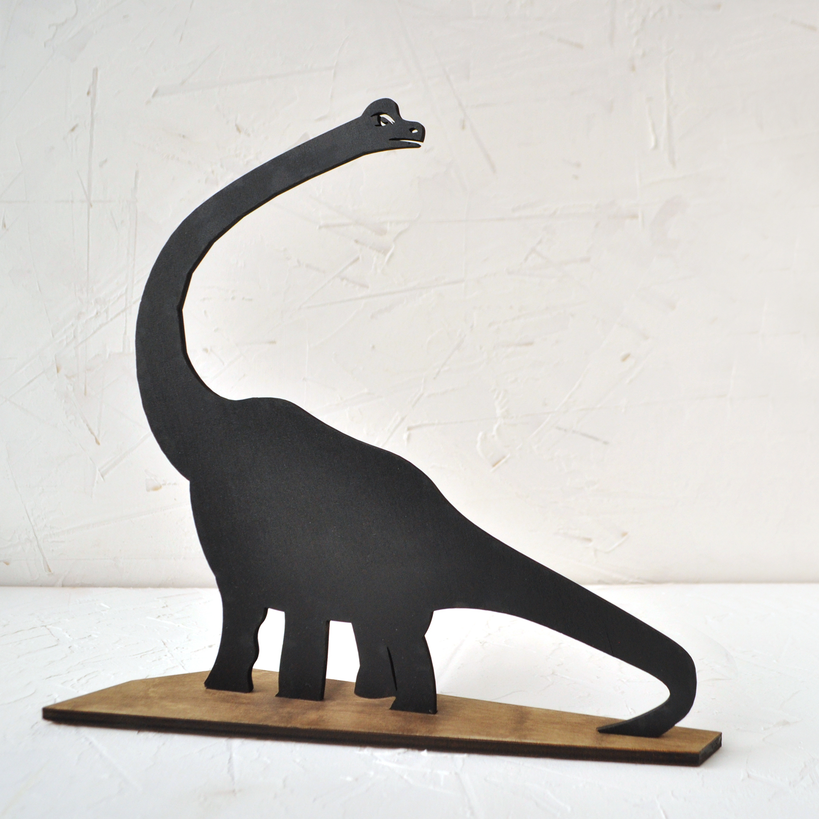 деревянный динозавр заготовка для творчества, деревянный диплодок для раскрашивания, деревянная раскраска, диплодок из дерева стенд для раскрашивания,