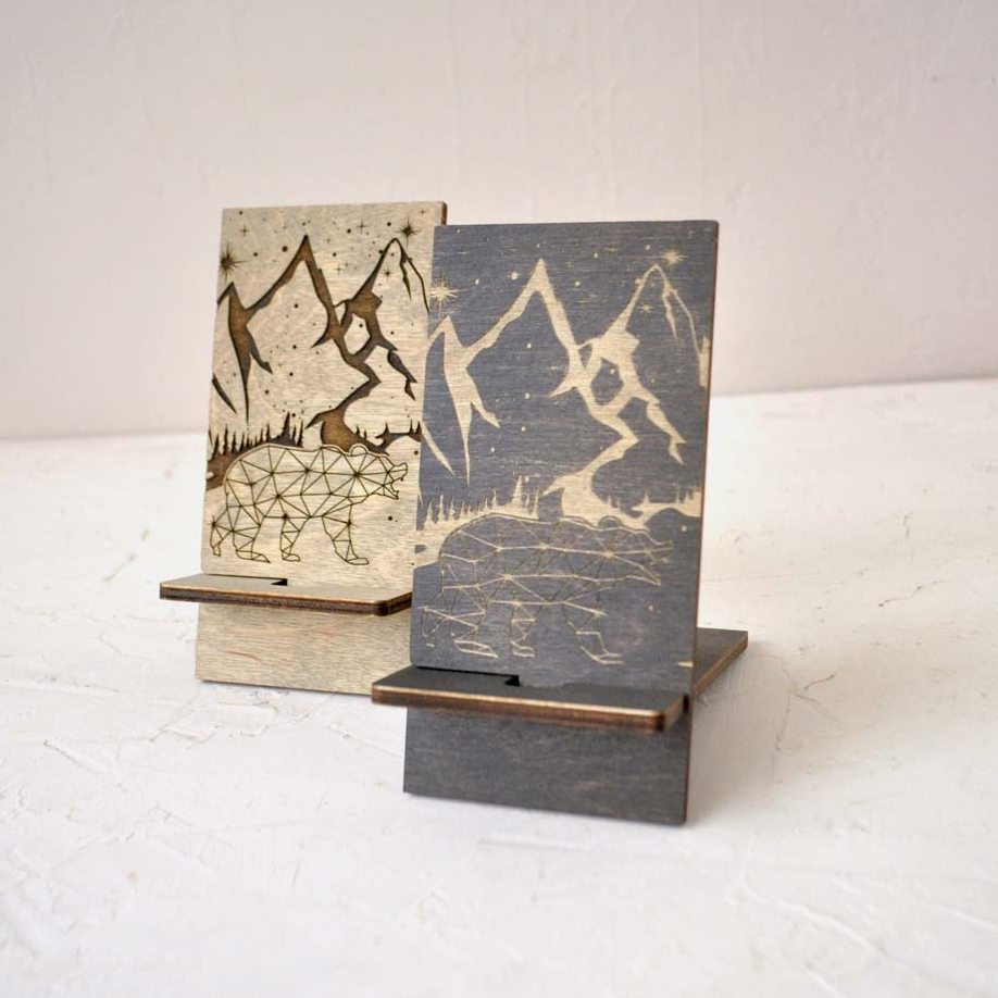 Подставка под телефон "Сибирь"