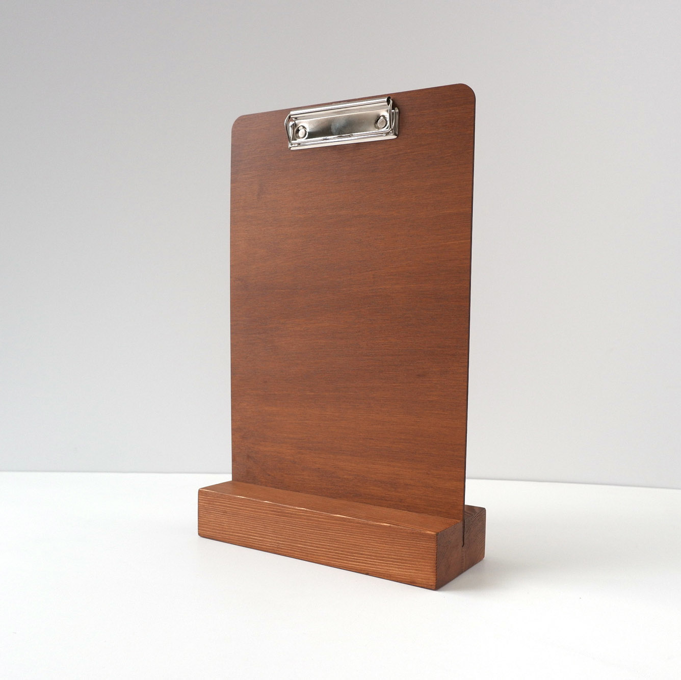 тейбл-тент планшет с зажимом деревянный для кафе ресторана заказать со своим логотипом с доставкой по РФ