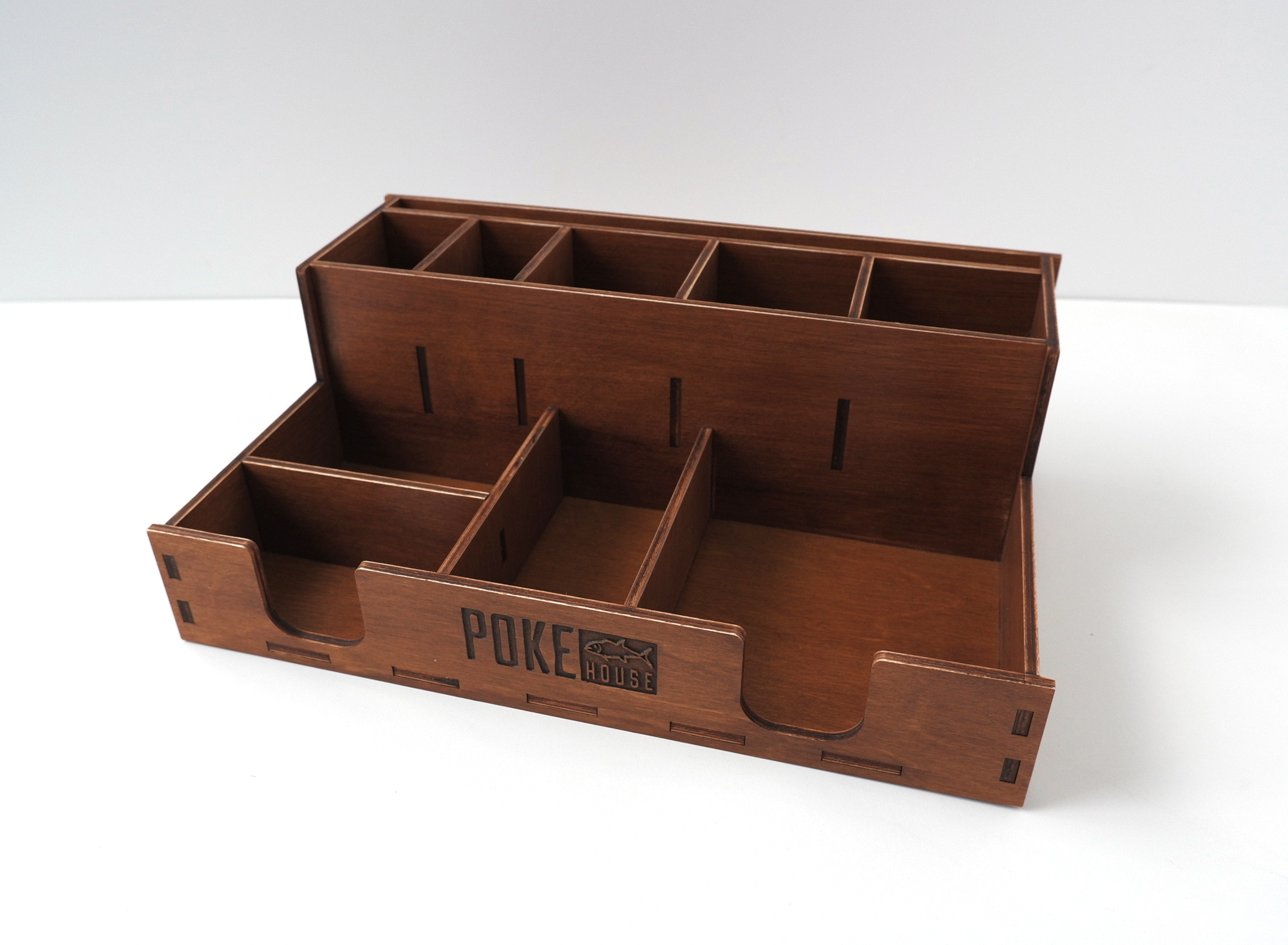 Большой органайзер под столовые приборы и салфетки