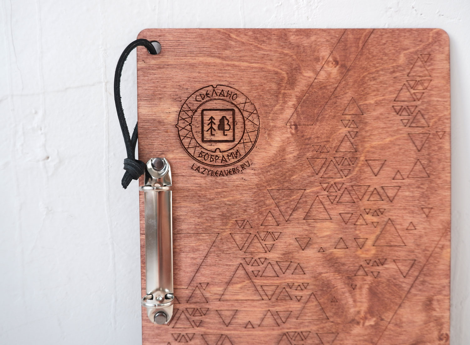 Планшет для меню с кольцевым механизмом на 2 кольца