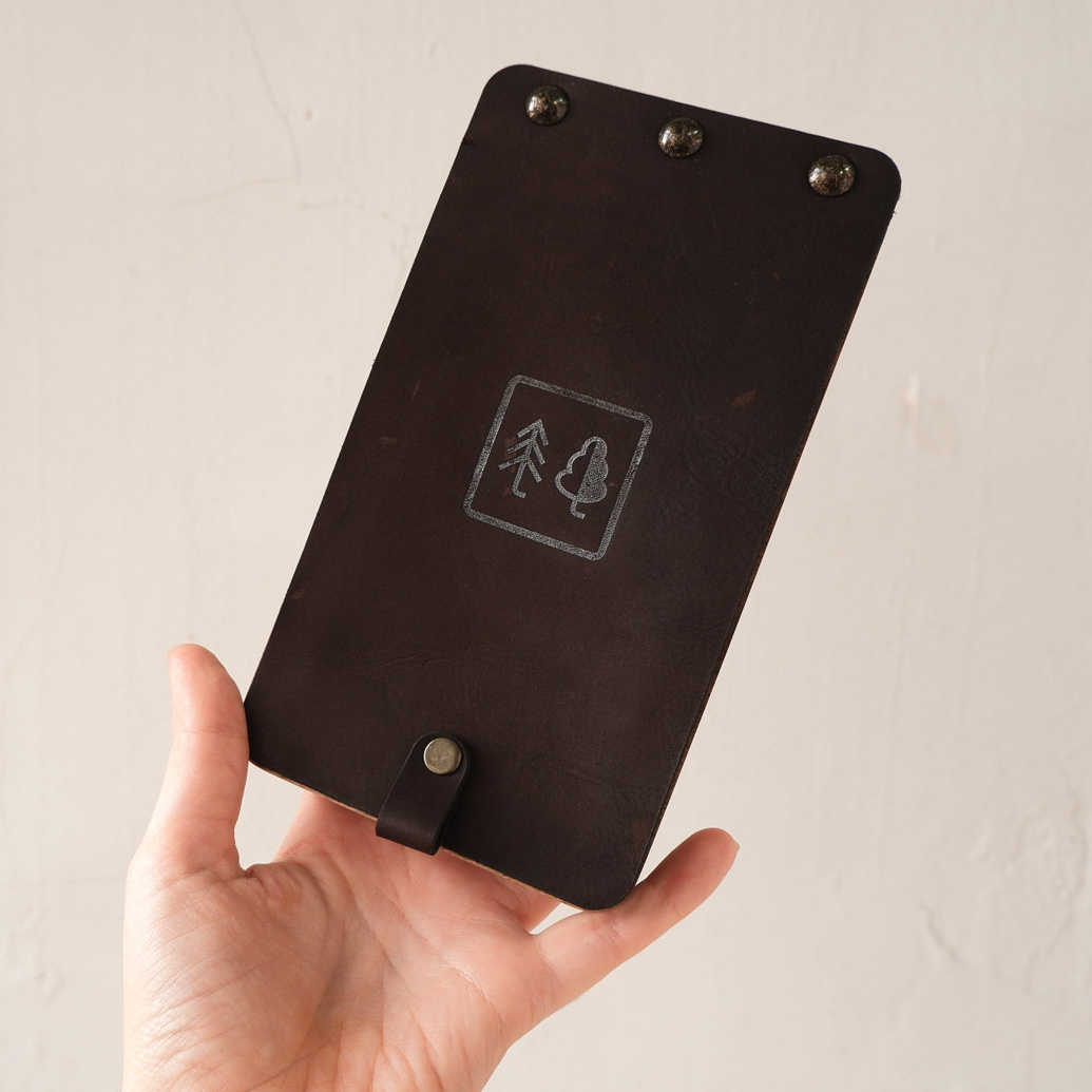 Счетница коробочка с крышкой из кожи