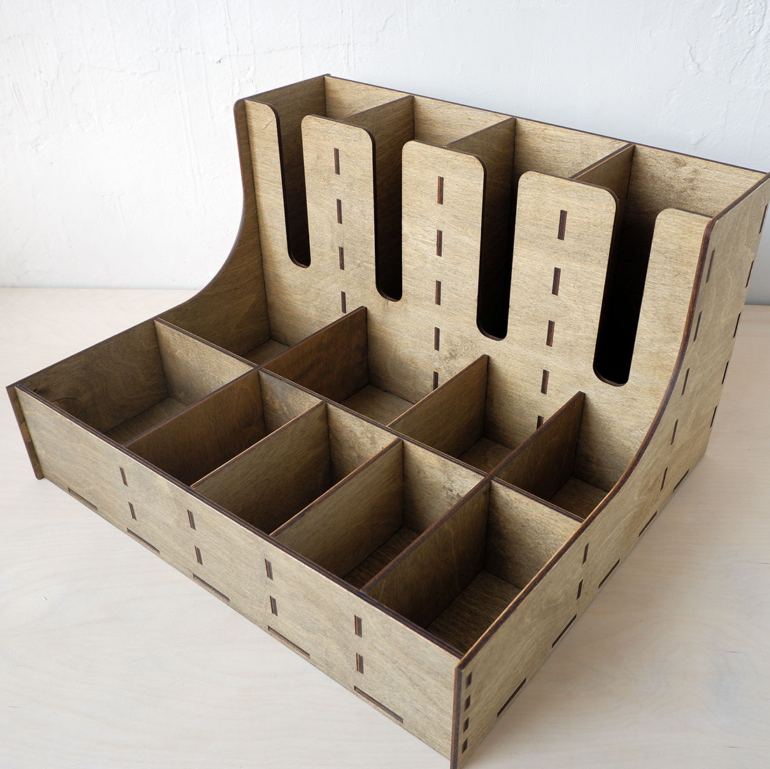 Кофейный барный органайзер из дерева большой - заказать со своим логотипом