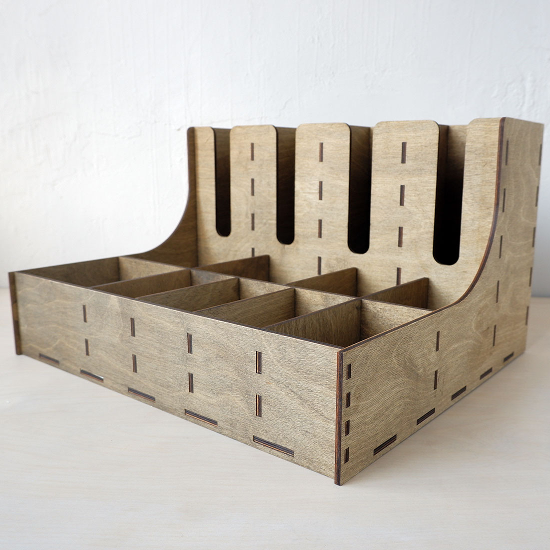 Кофейный барный органайзер из дерева большой - заказать со своим логотипом