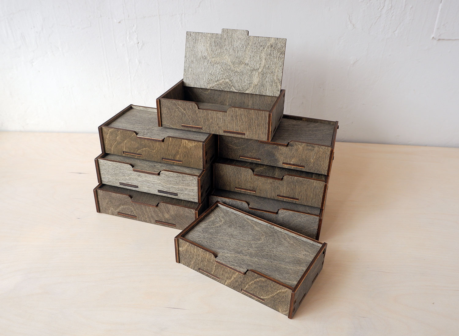 Счетница коробочка из дерева без логотипа