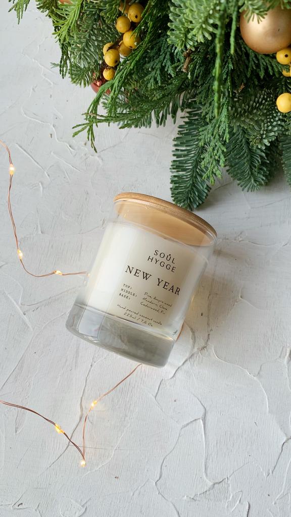 Соевая натуральная свеча Новогодняя Soul Hygge