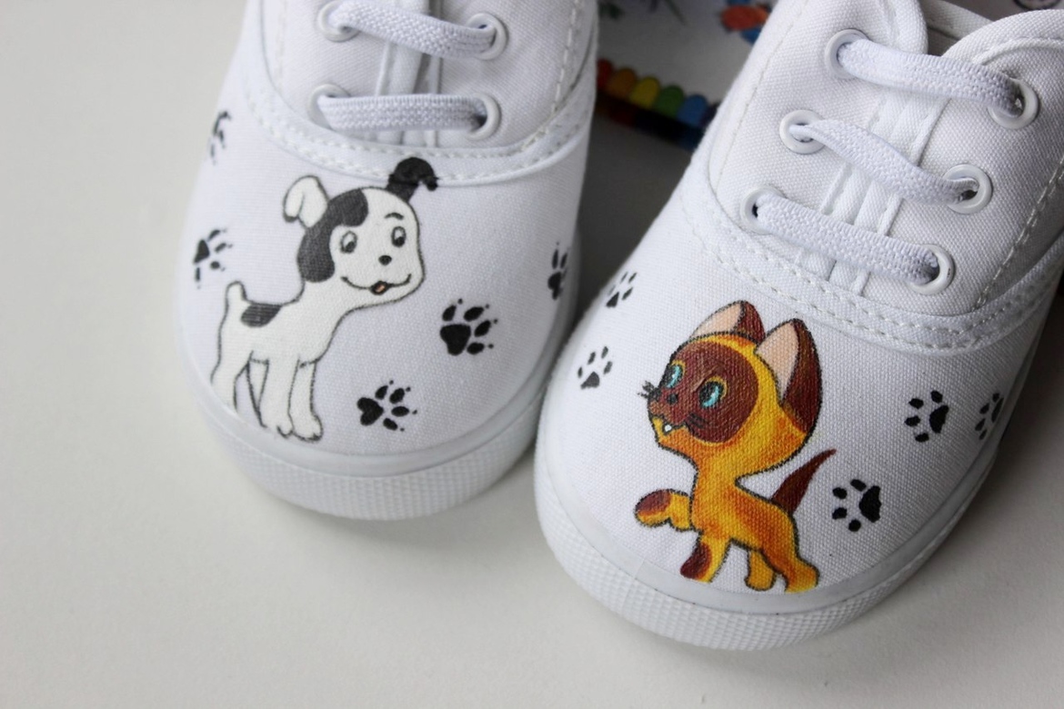 Детские кеды "Котенок Гав"
