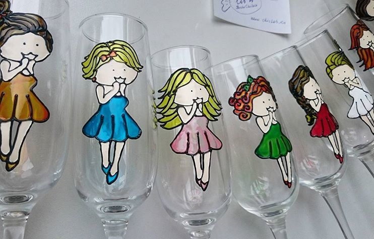бокалы для девичника