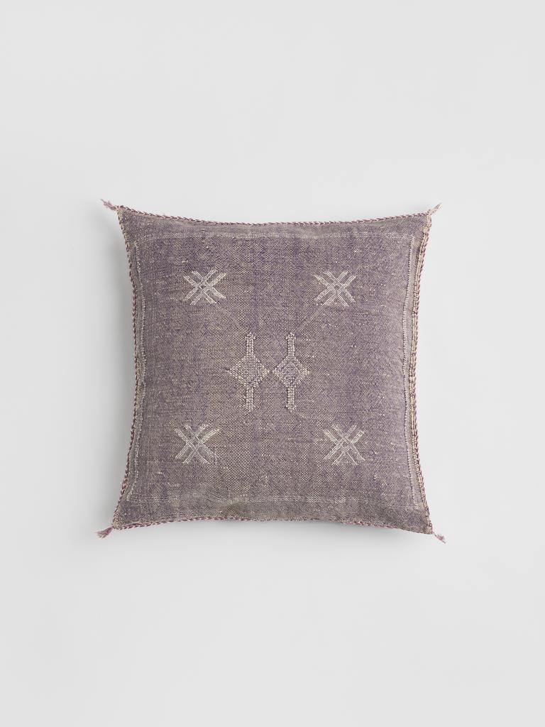 Подушка из шёлка алоэ вера Violet Denim