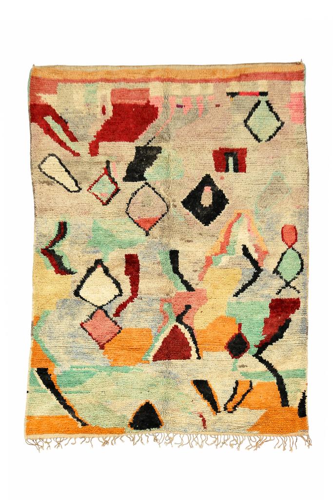 Берберский ковёр из овечьей шерсти Boujaad 285х210 см