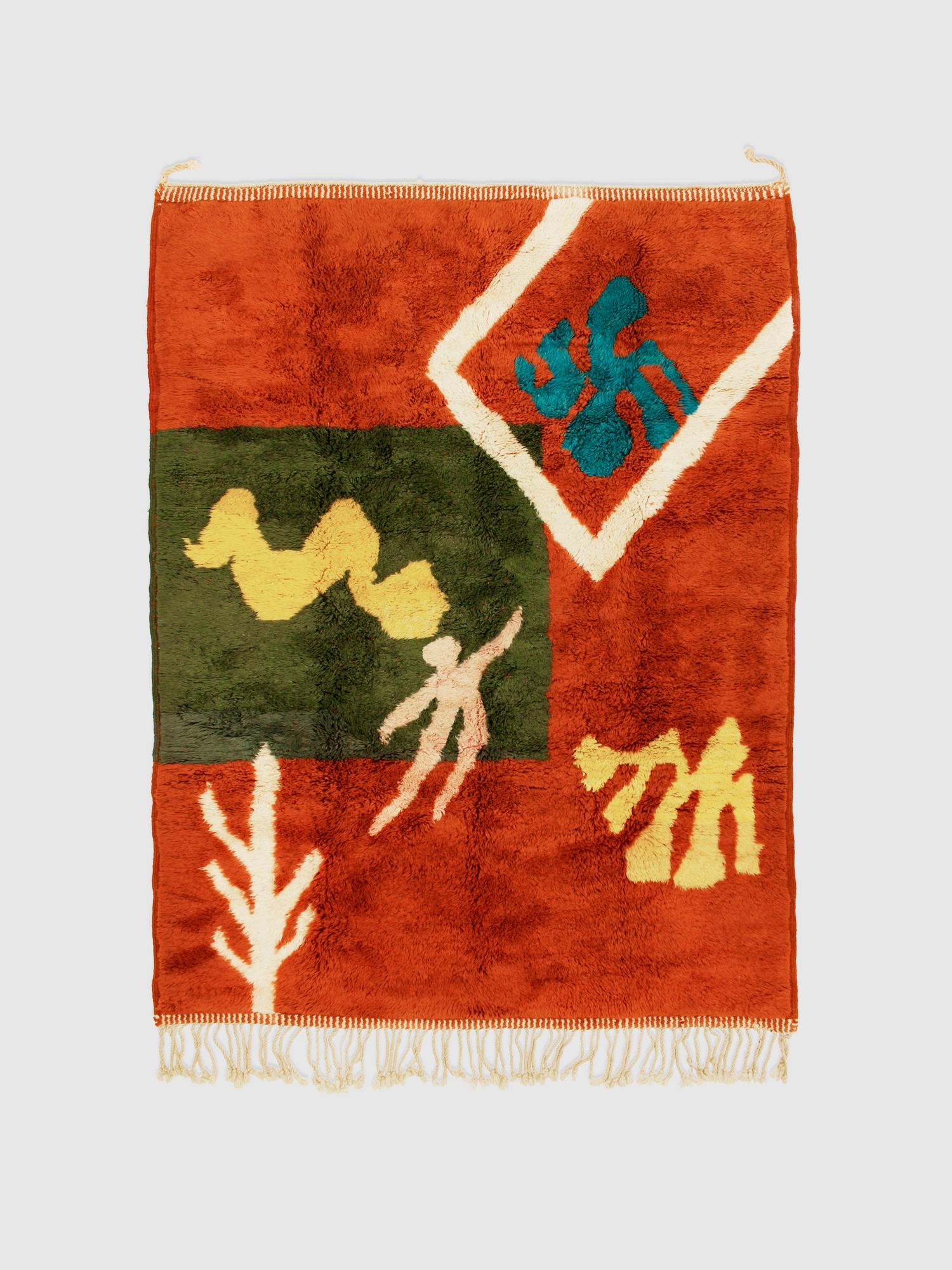 Берберский ковёр Beni Mrirt "Henry no1" 221x160 см