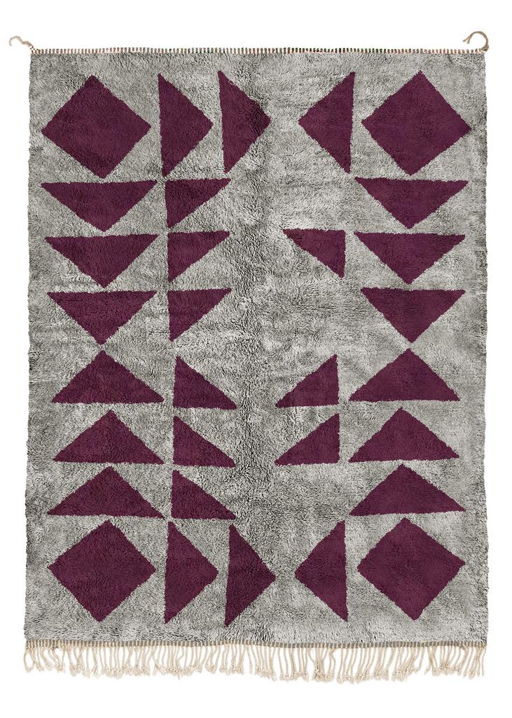 Марокканский ковёр Beni Mrirt "Triângulos n.3"
