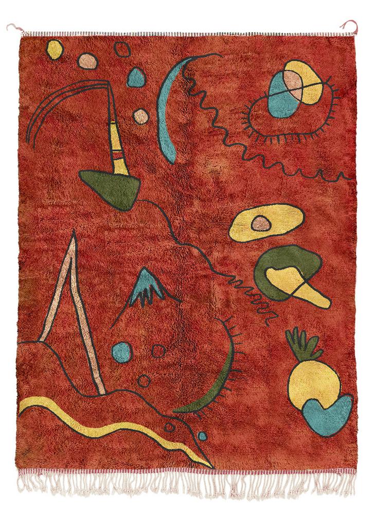 Берберский ковёр Beni Mrirt "Wassily no6"