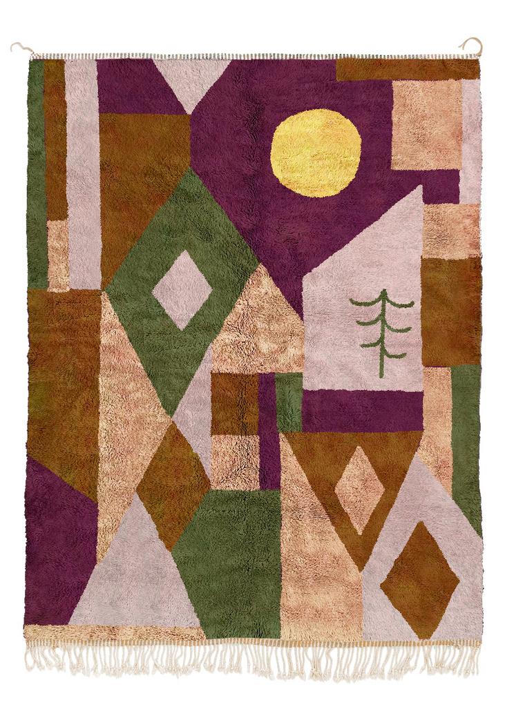 Берберский ковёр Beni Mrirt "Paul no9"