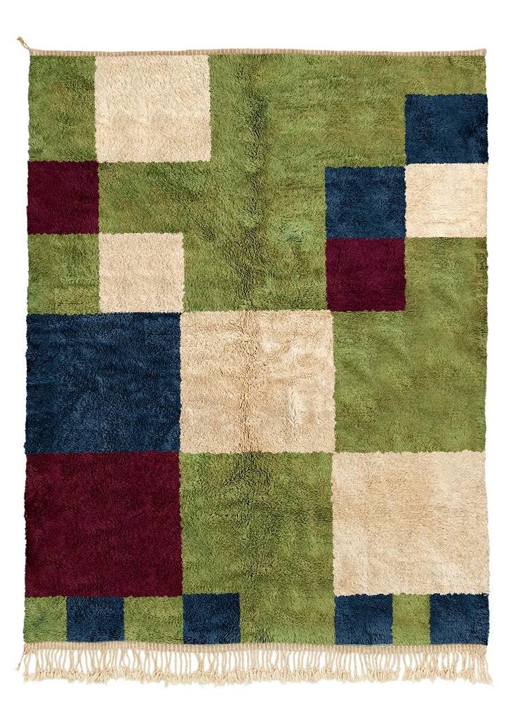 Марокканский ковёр Beni Mrirt "Composition n.3.2" 246х188 см