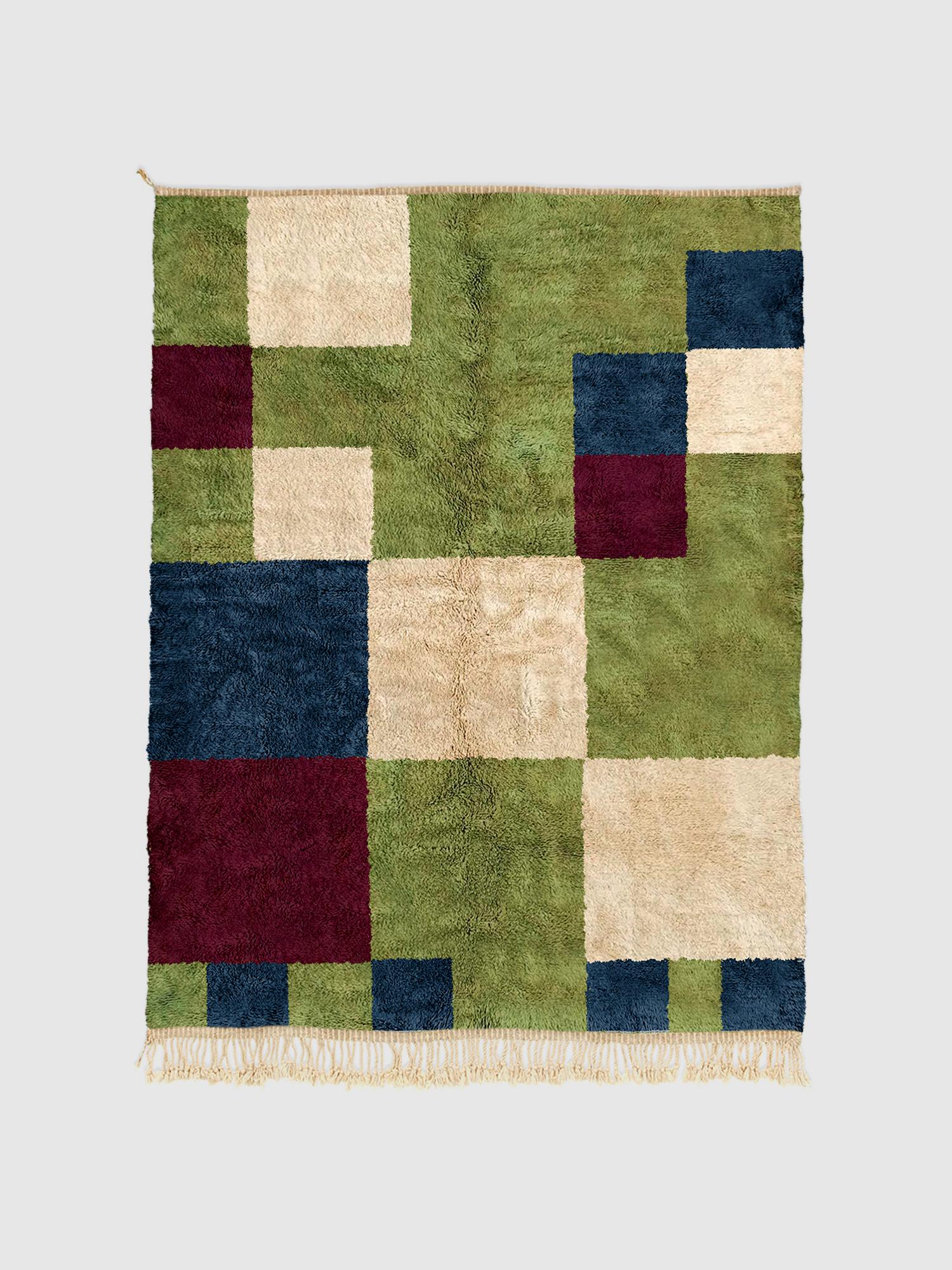 Марокканский ковёр Beni Mrirt "Composition n.3.2" 246х188 см