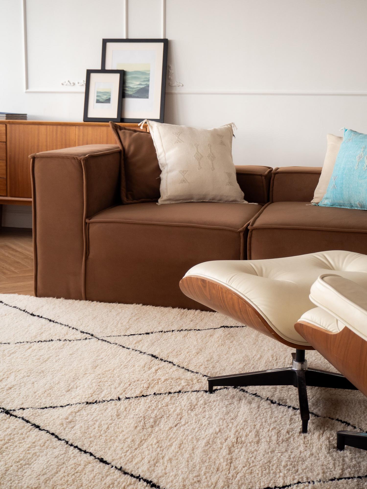 Марокканский ковёр из шерсти Beni Ourain 275х168 см