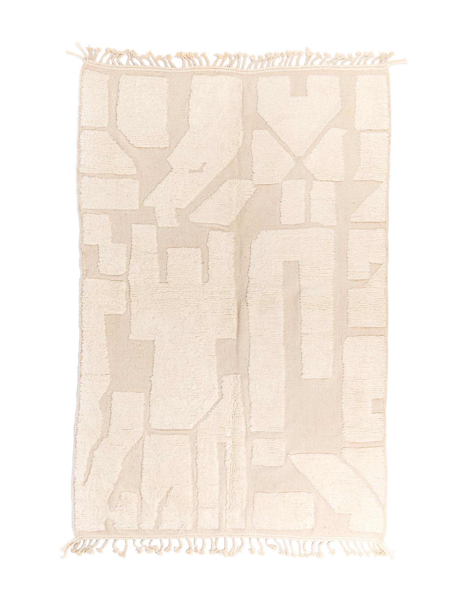 Марокканский ковёр из шерсти Beni Ourain 290x195 см