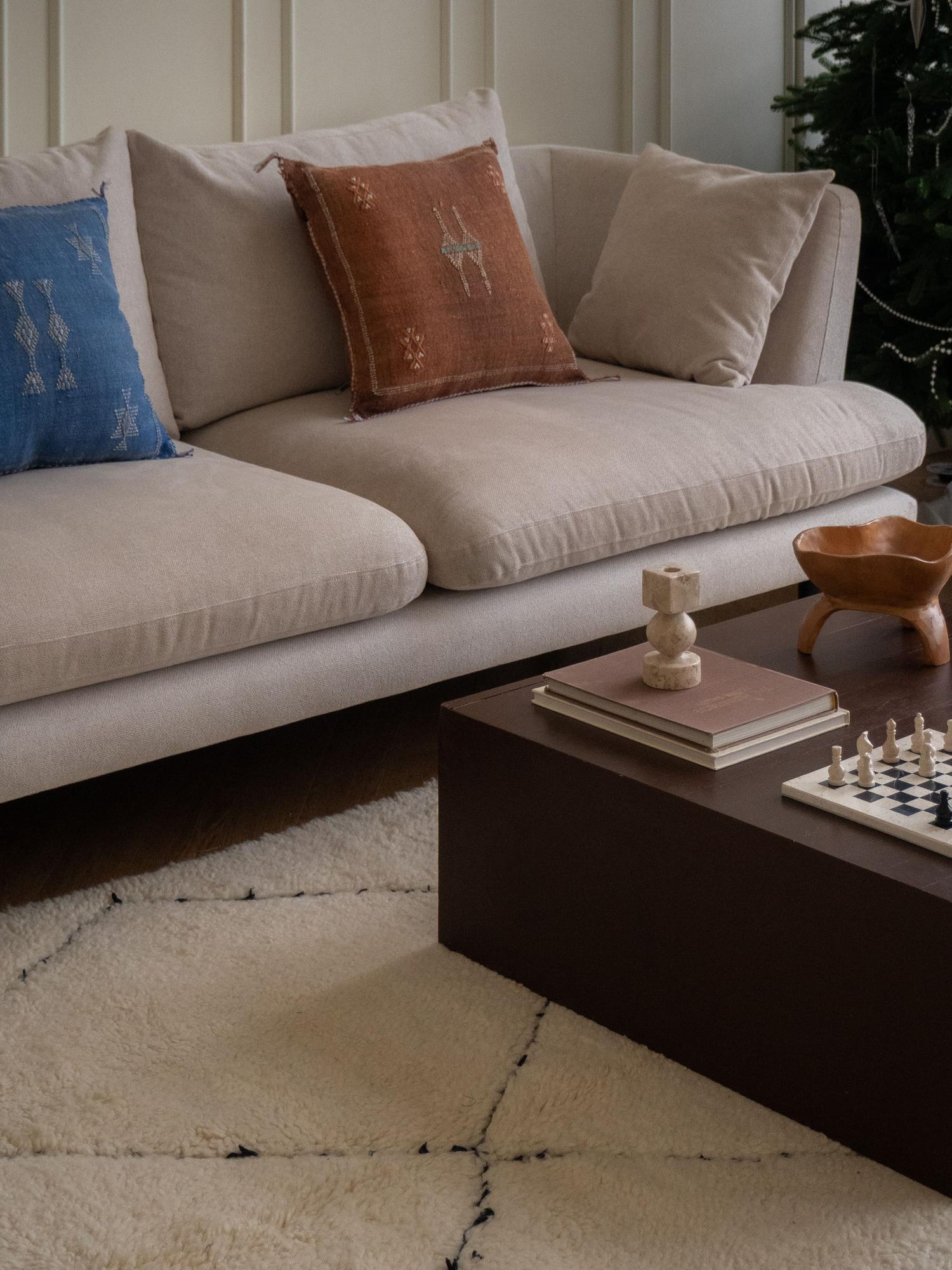 Марокканский ковёр из шерсти Beni Ourain 250x160 см