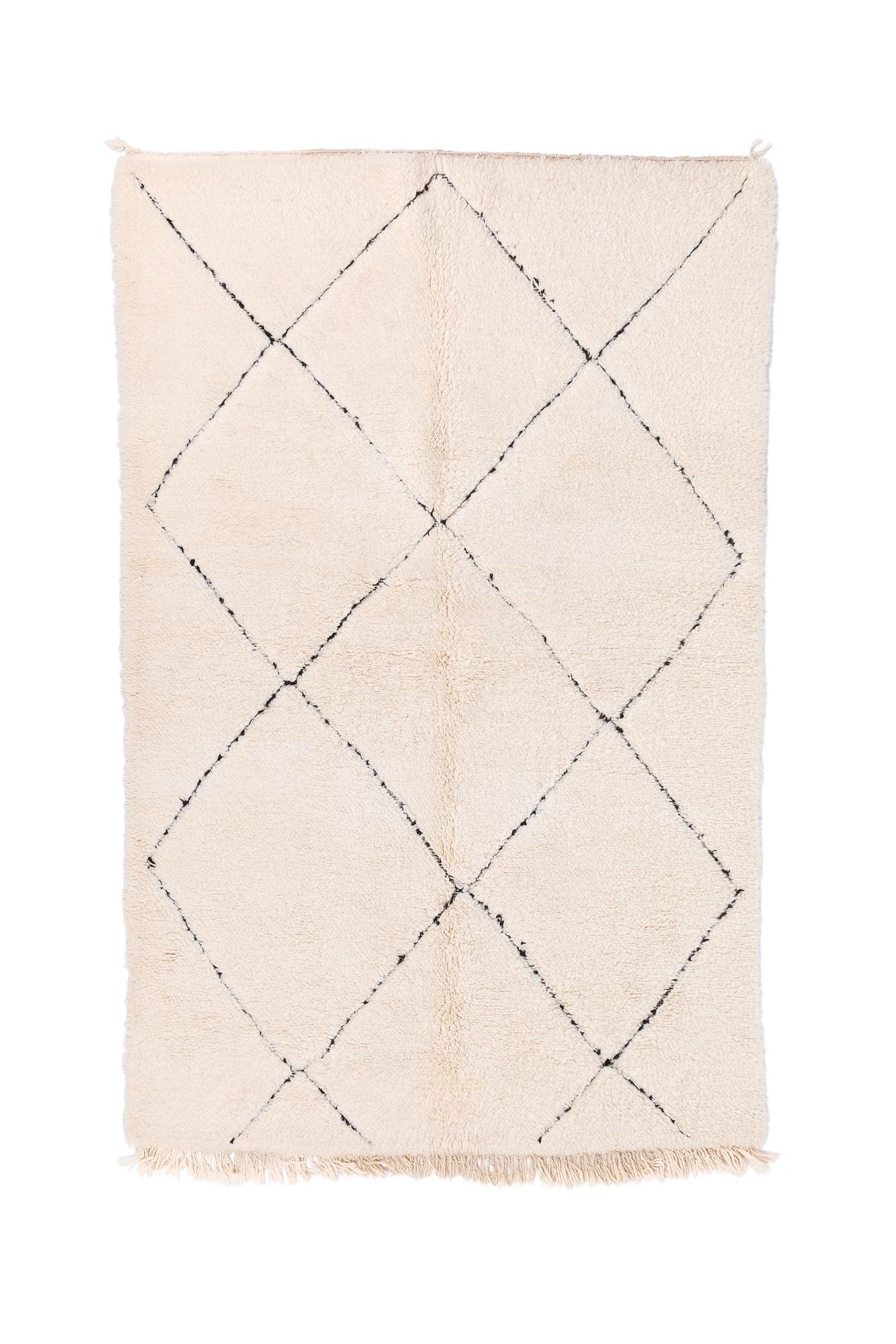 Марокканский ковёр из шерсти Beni Ourain 250x160 см