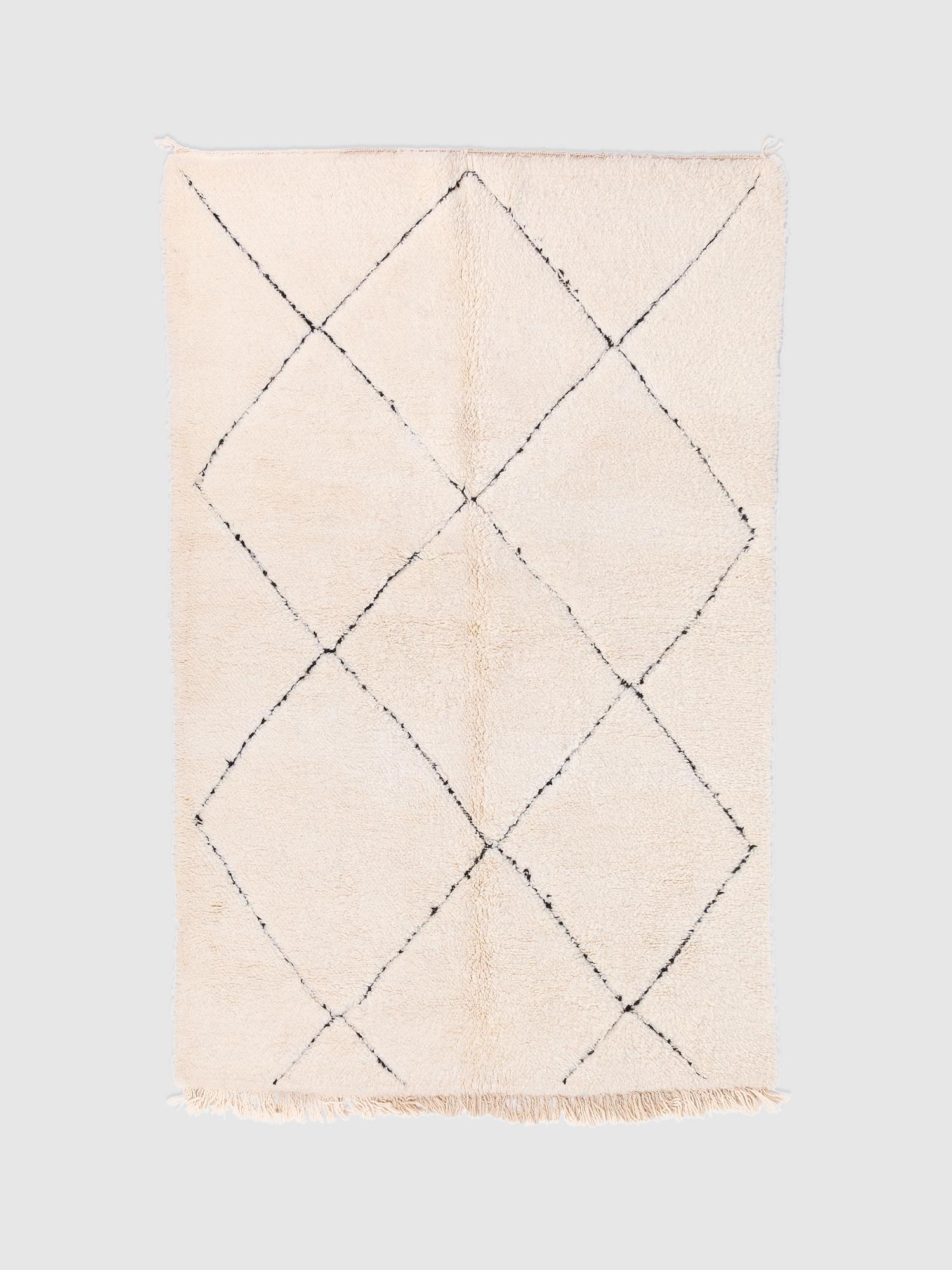 Марокканский ковёр из шерсти Beni Ourain 250x160 см