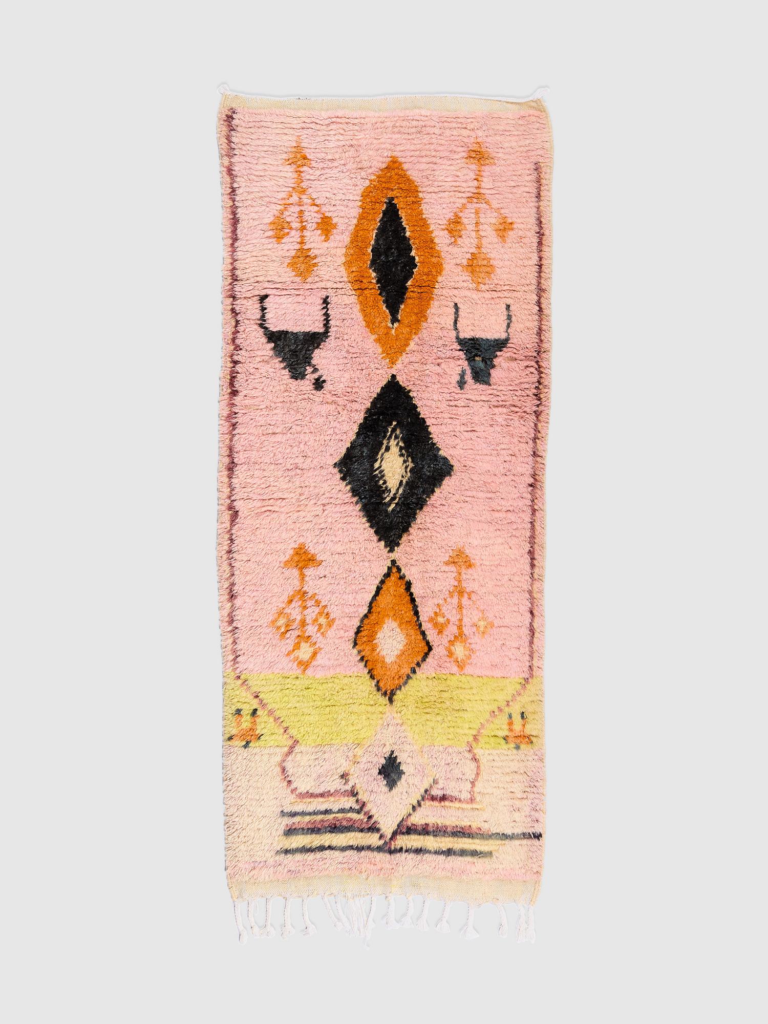 Винтажная марокканская дорожка Boujaad 235х95 см