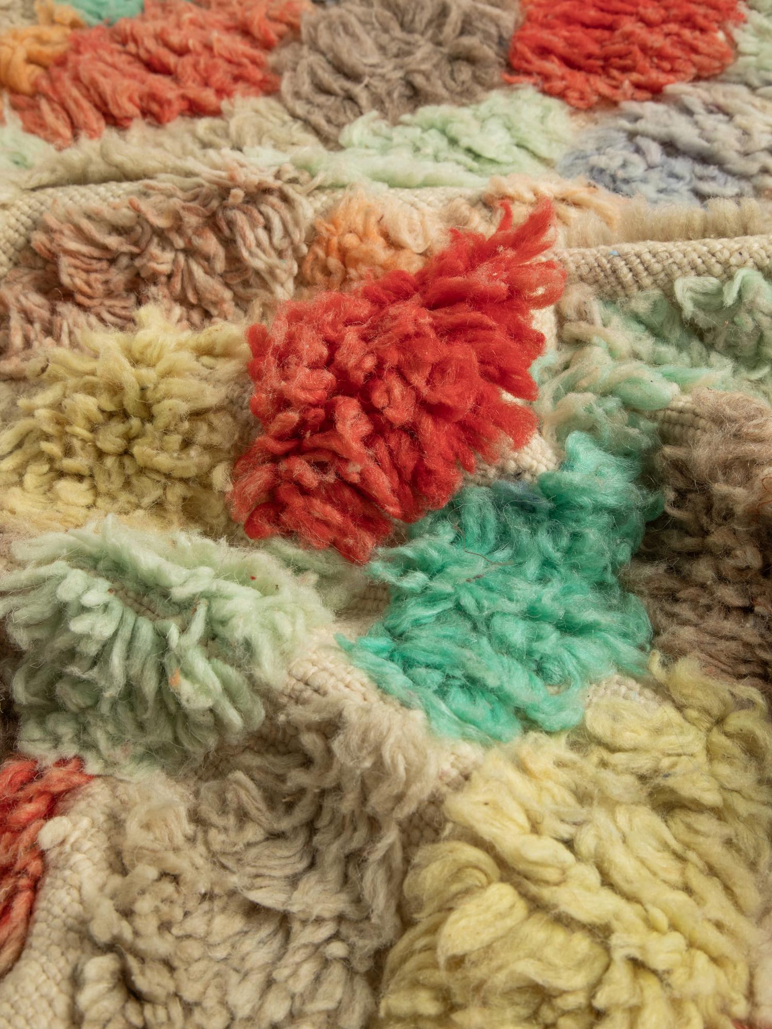 Берберский ковёр из овечьей шерсти Boujaad 155х100 см