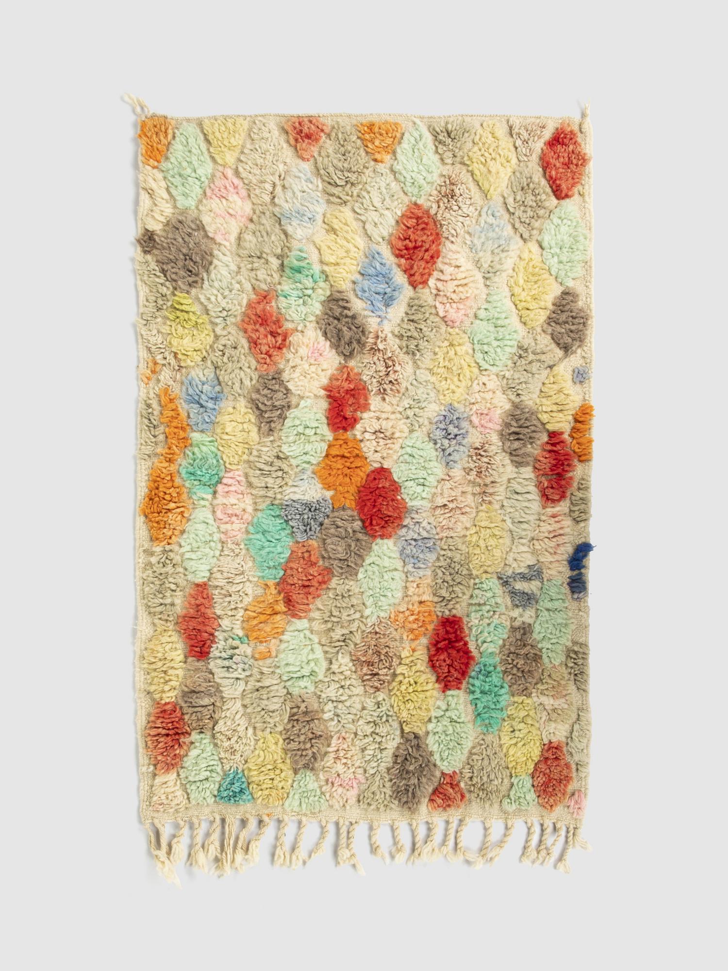 Берберский ковёр из овечьей шерсти Boujaad 155х100 см