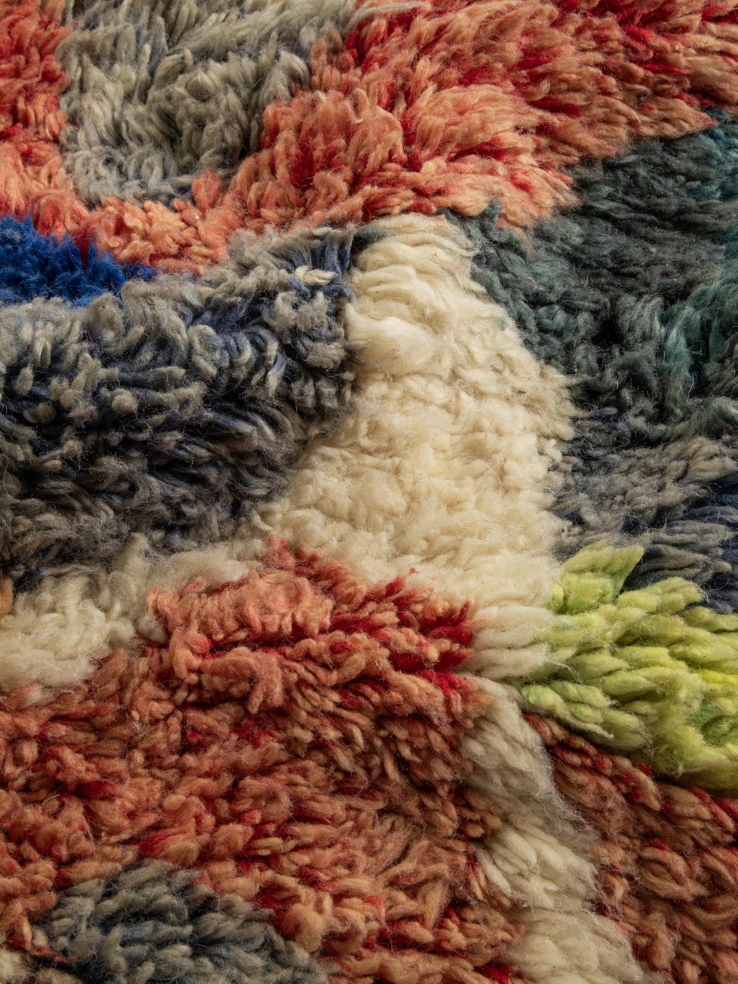 Берберский ковёр из овечьей шерсти Boujaad 150х100 см