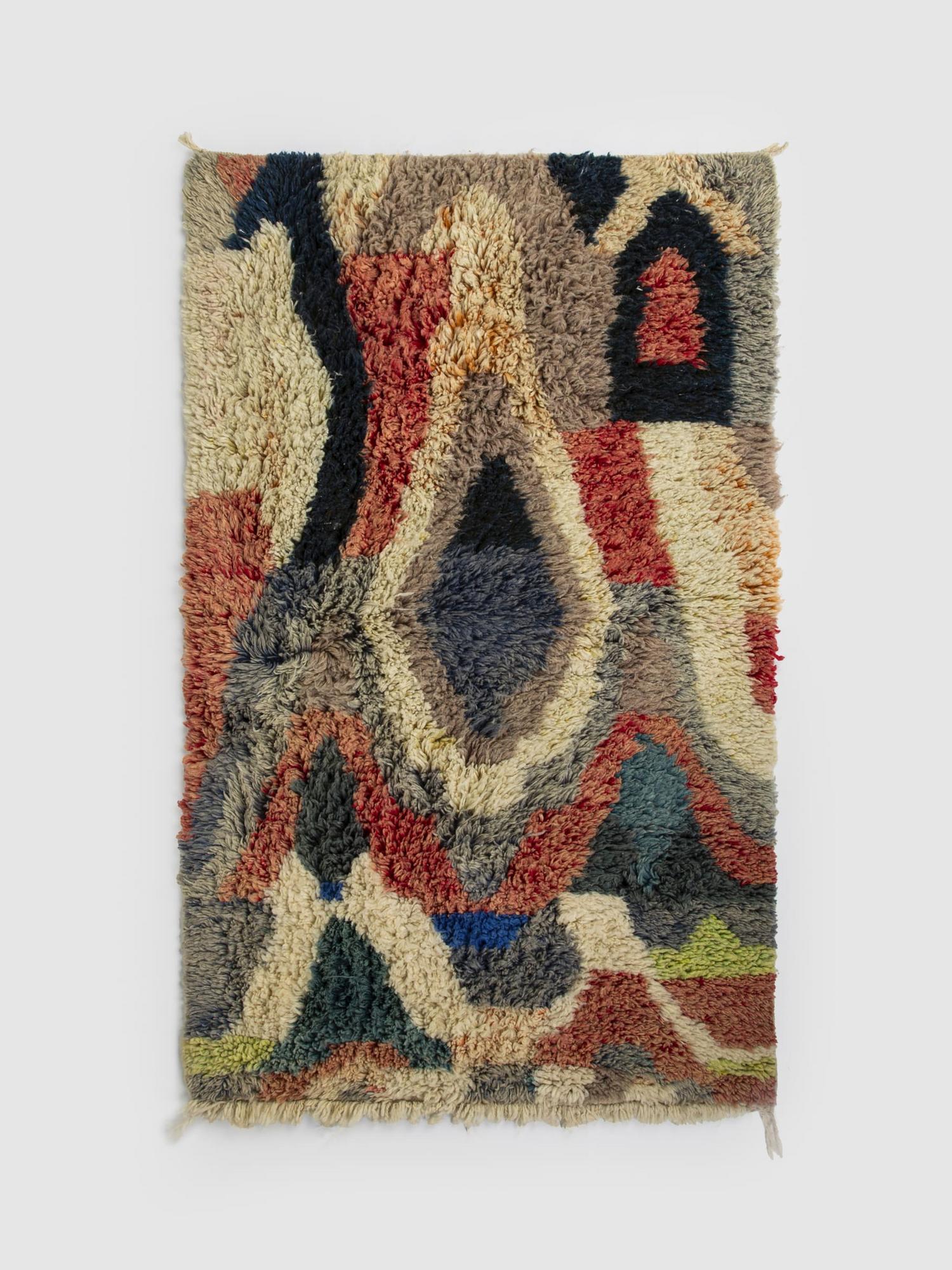 Берберский ковёр из овечьей шерсти Boujaad 150х100 см