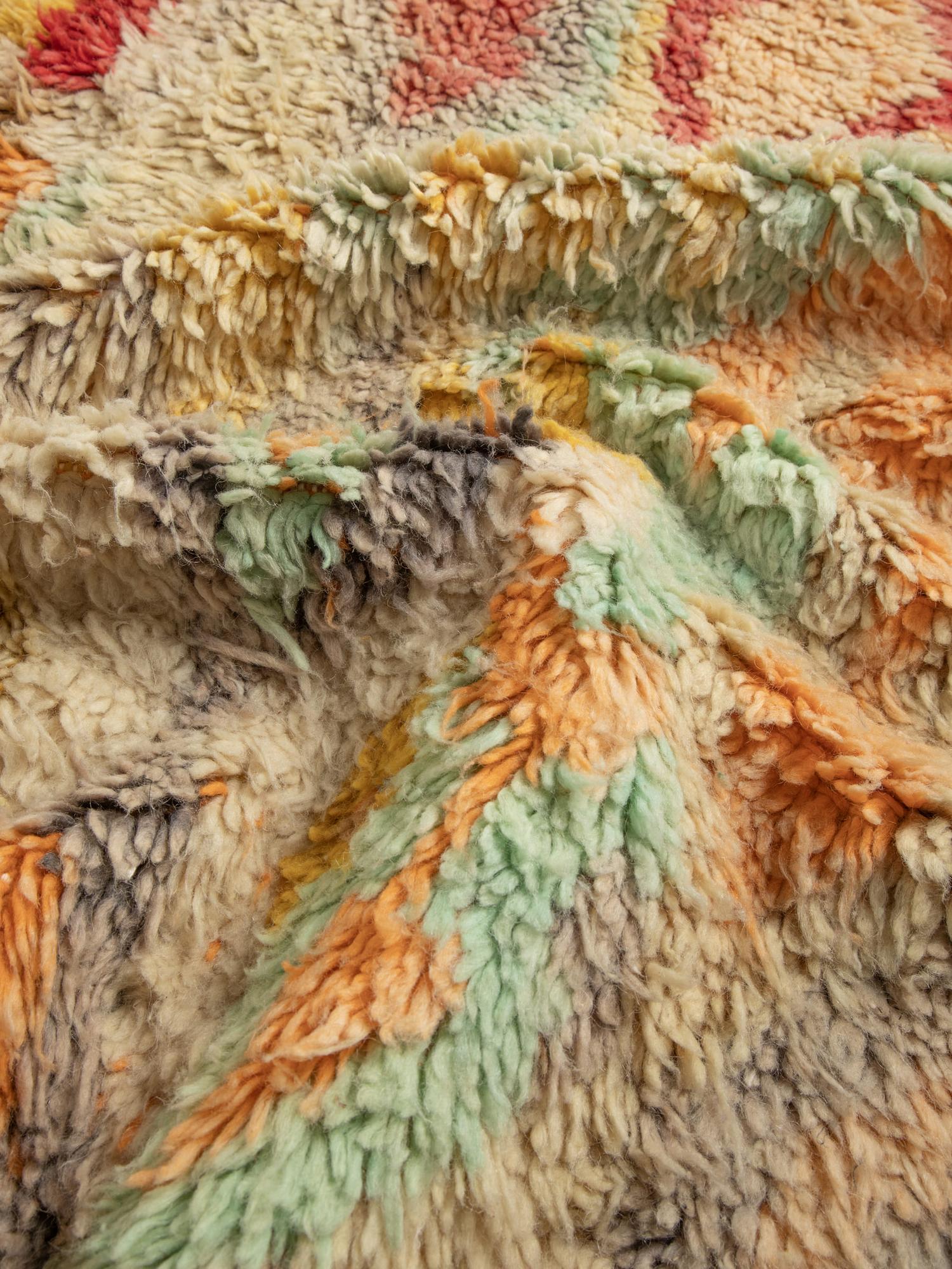 Берберский ковёр из овечьей шерсти Boujaad 150х100 см