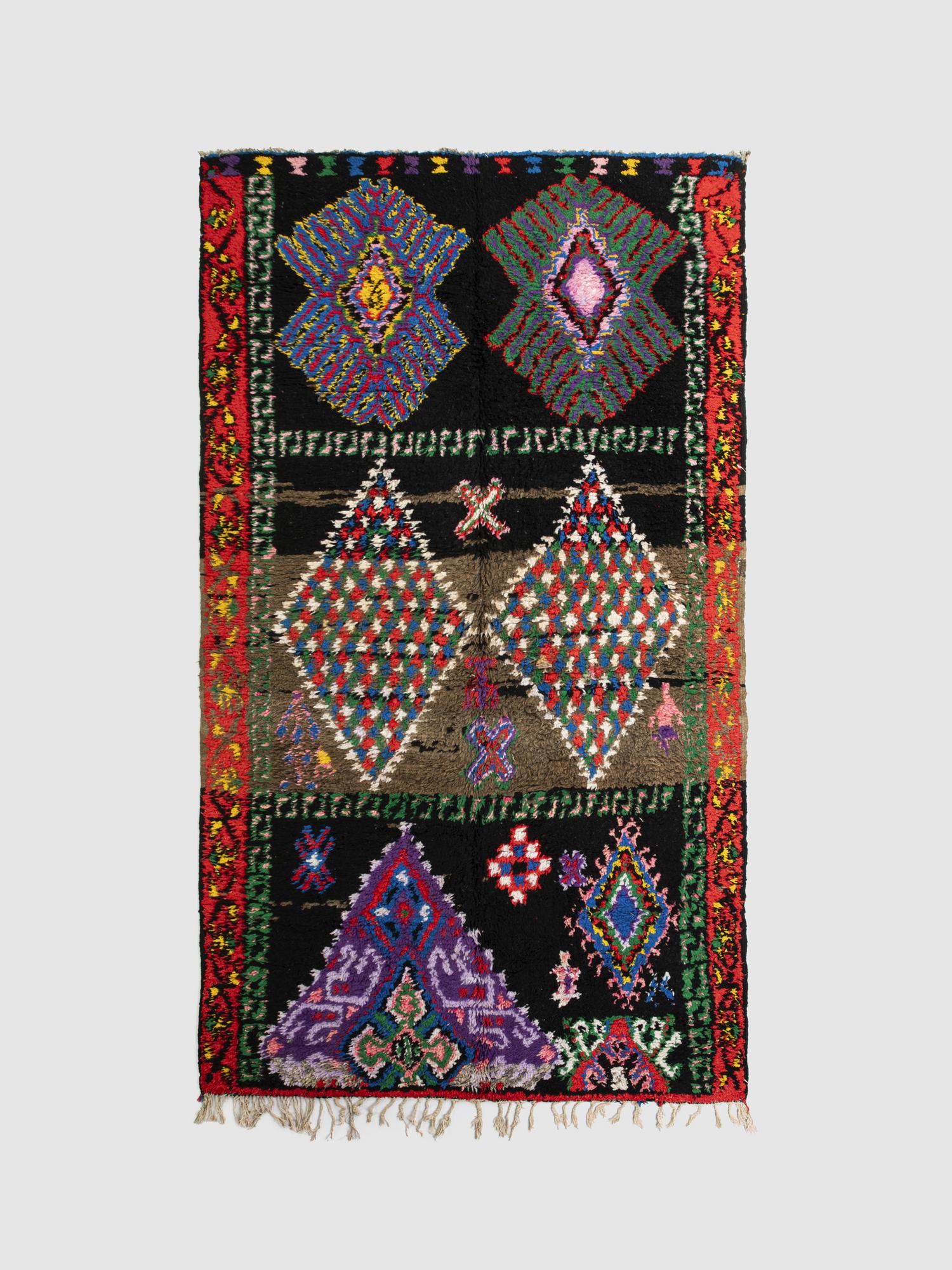 Винтажный марокканский ковёр Beni Mguild 327х177 см