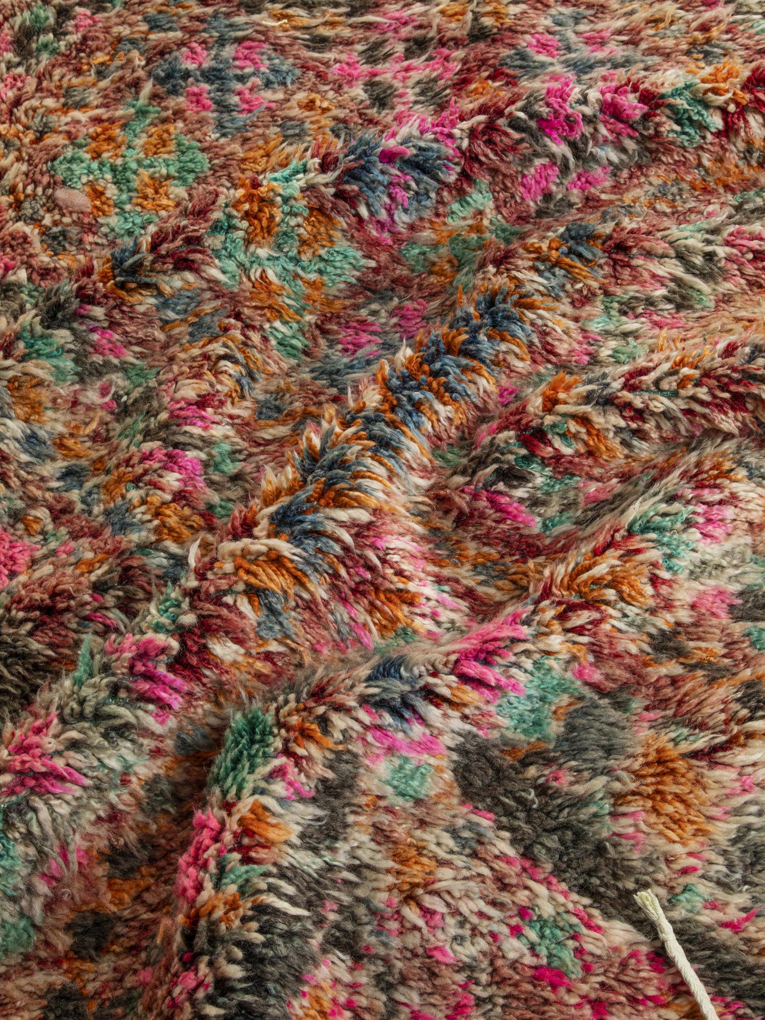 Винтажный марокканский ковёр Beni Mguild 379х222 см