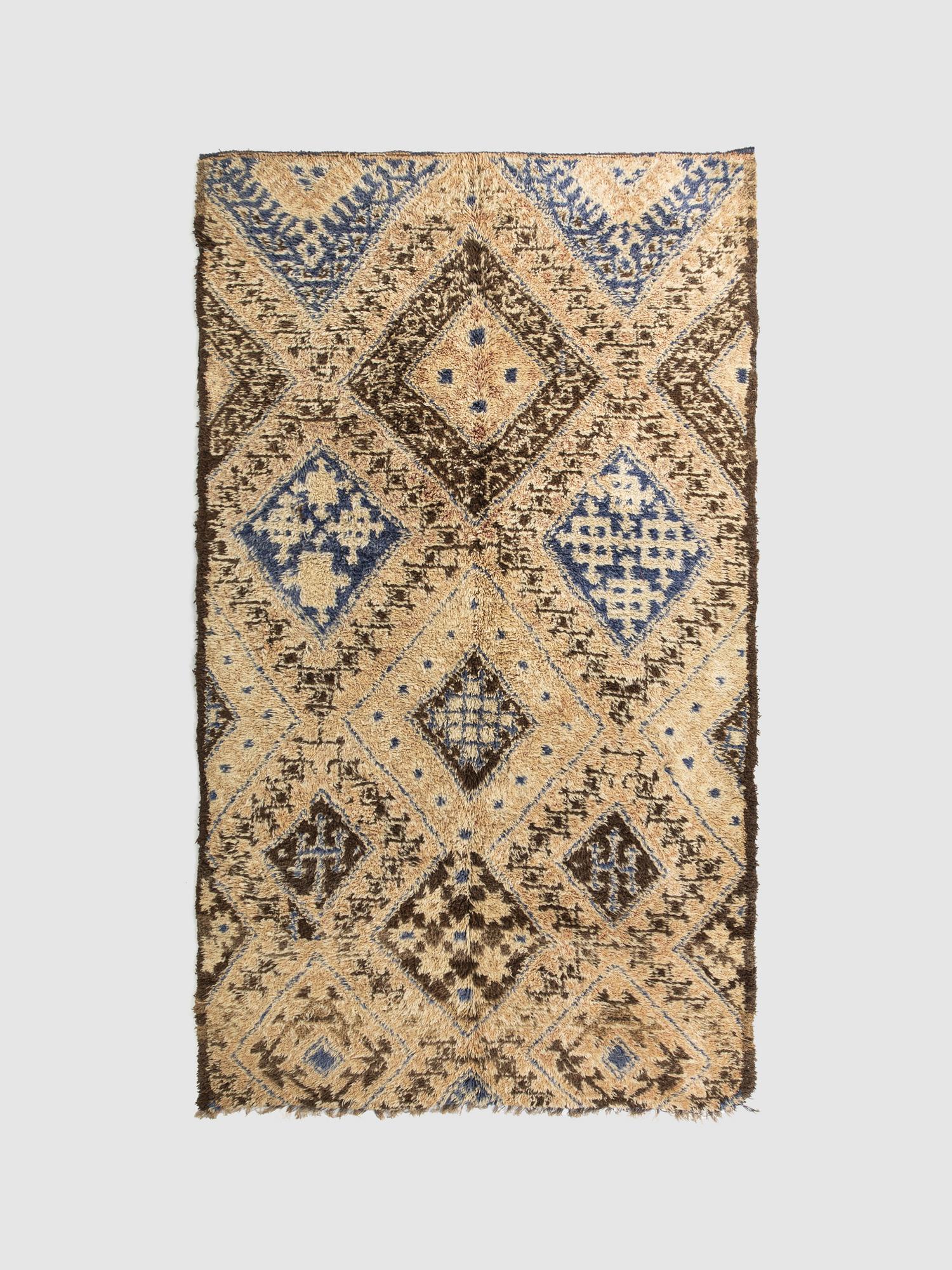 Винтажный марокканский ковёр Beni Mgild 327х190 см