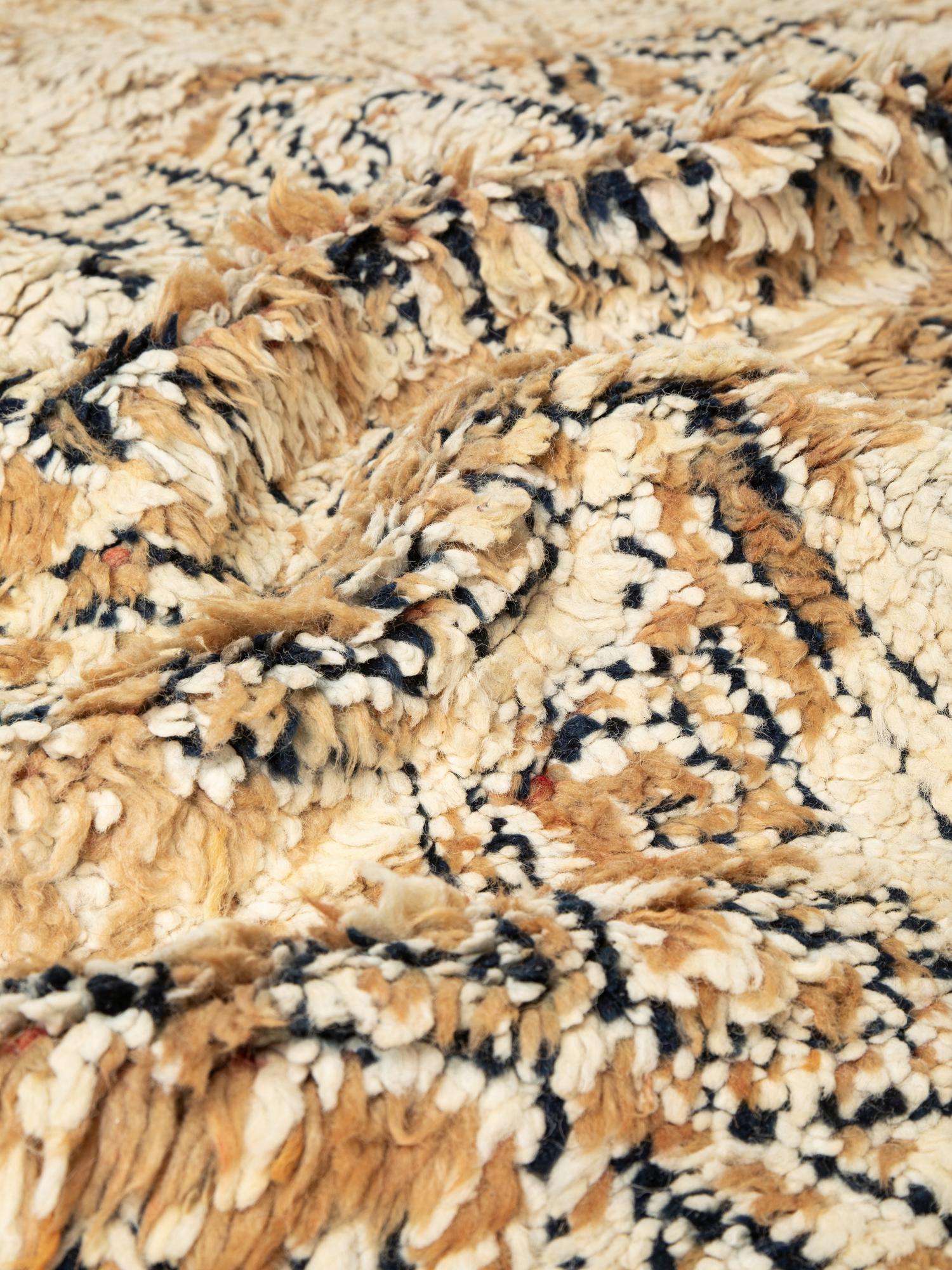 Винтажный марокканский ковёр Beni Mguild 321х196 см