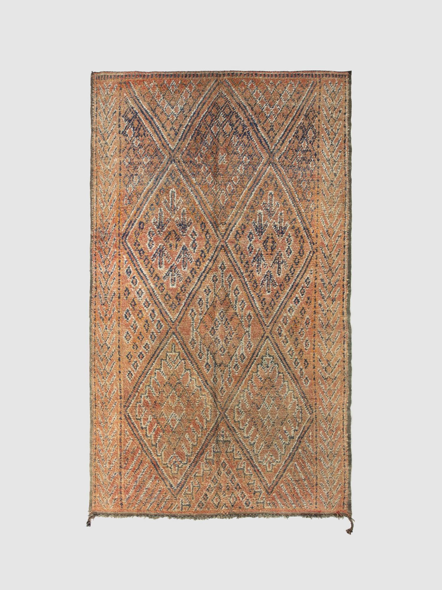 Винтажный марокканский ковёр Beni Mguild 326х200 см