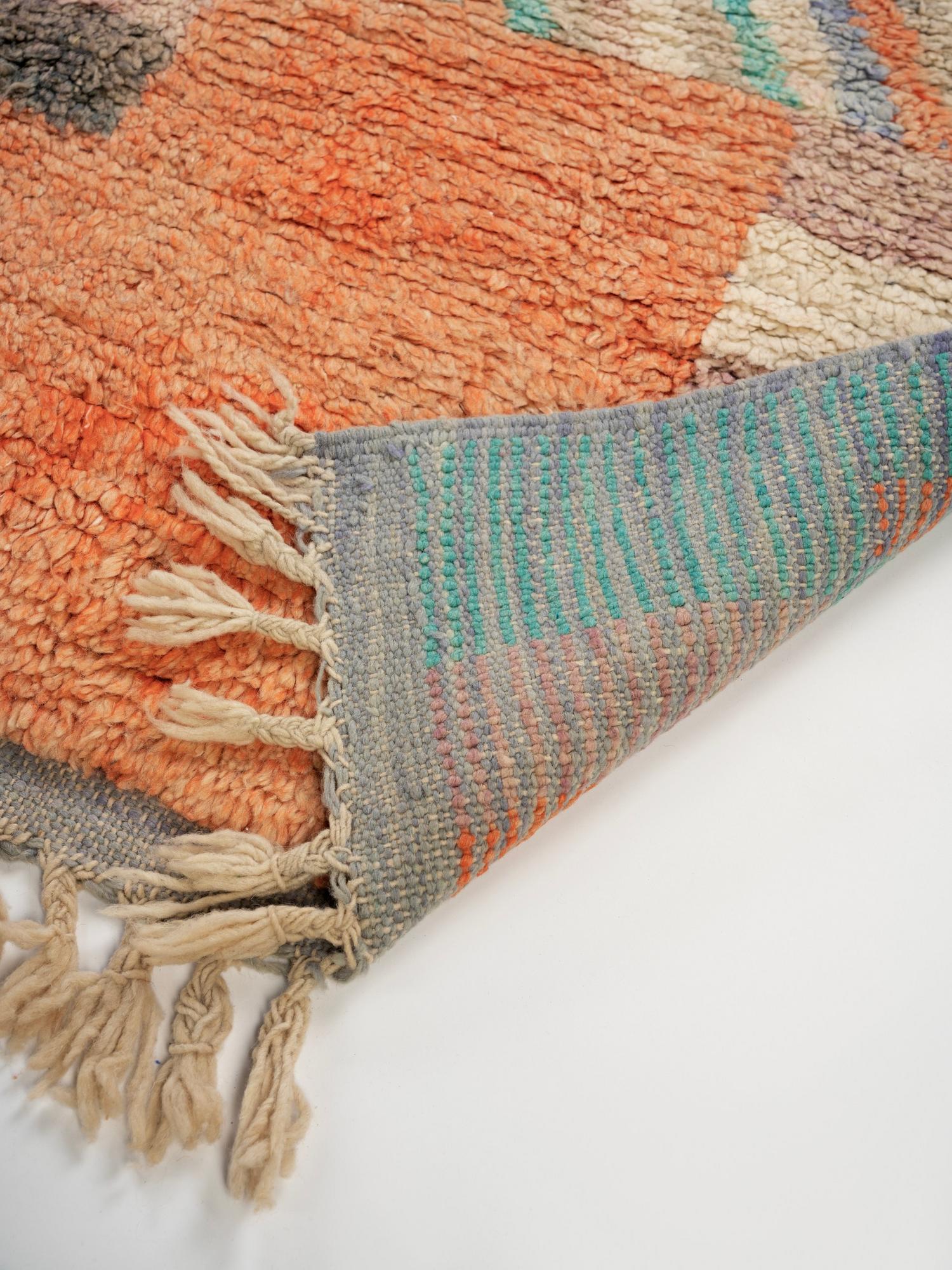 Берберский ковёр из овечьей шерсти Boujaad 269х150 см