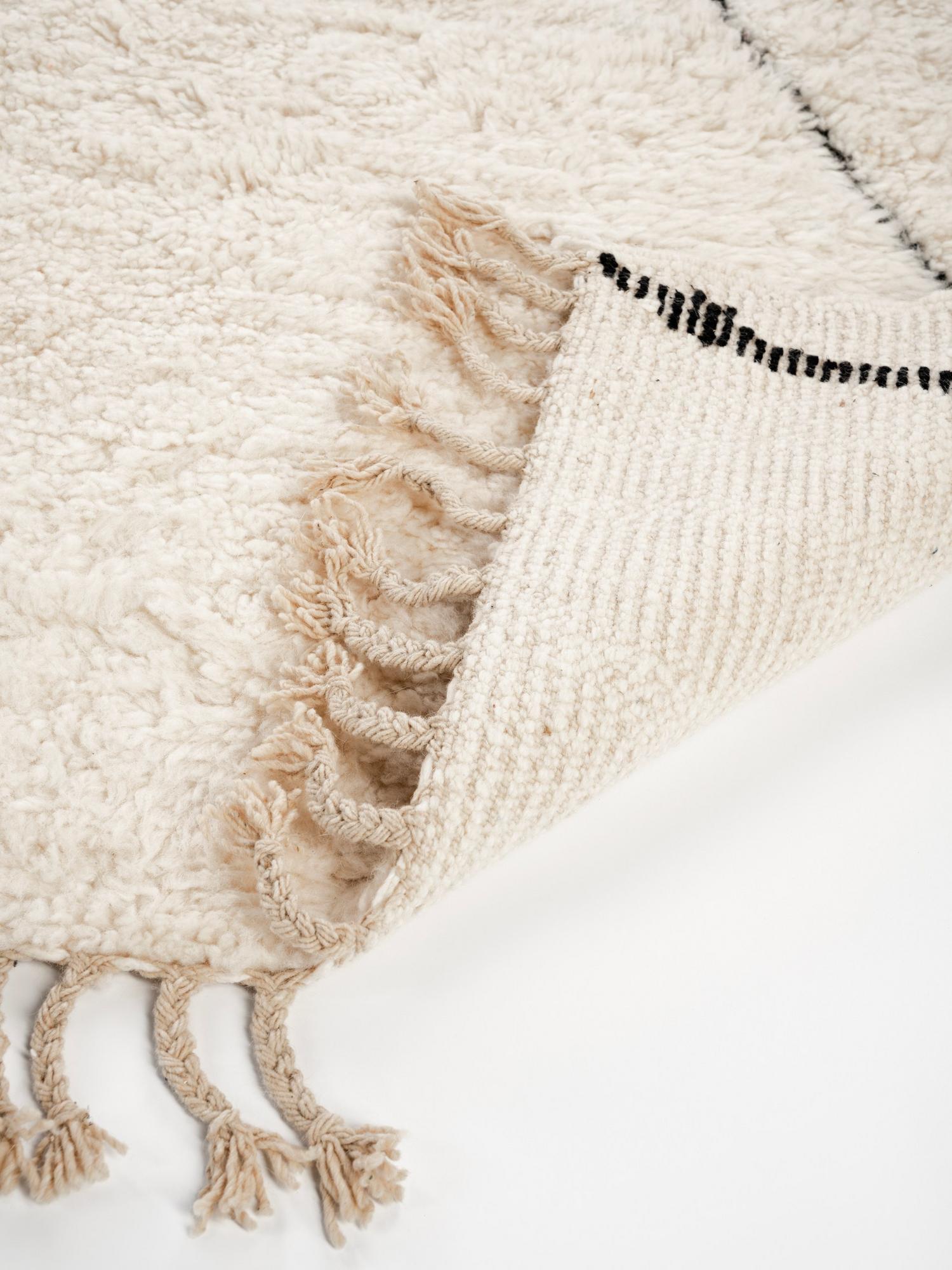 Большой марокканский ковёр Beni Ourain 400x300 см