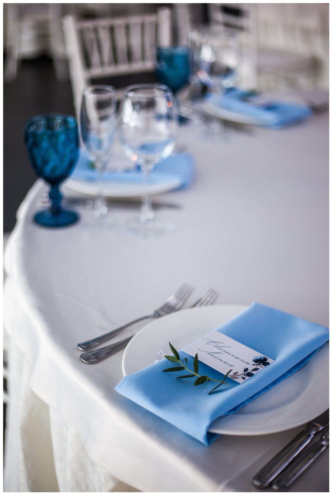 Салфетка «Небесно-голубая»