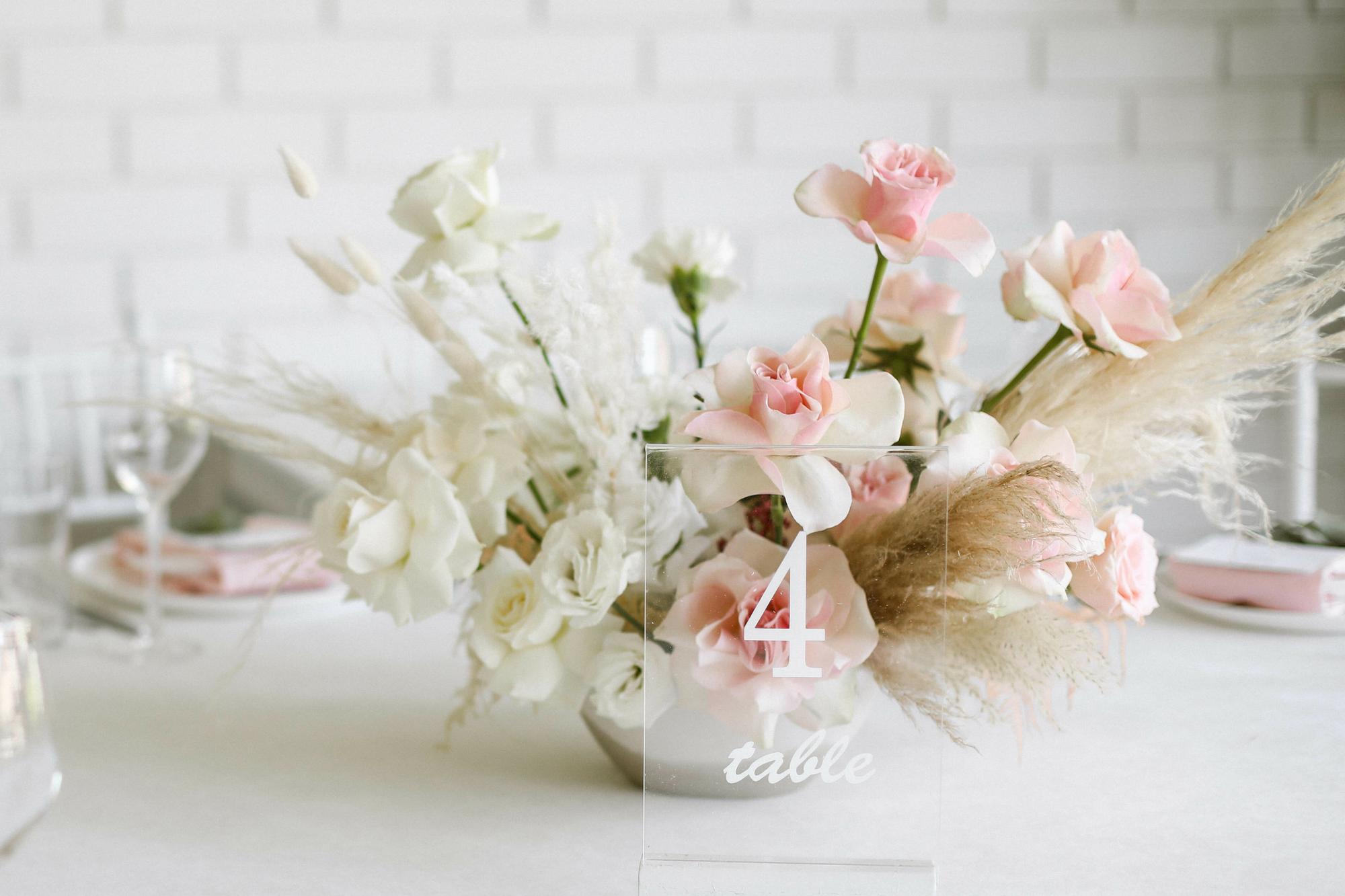 Композиция низкая "Pink"