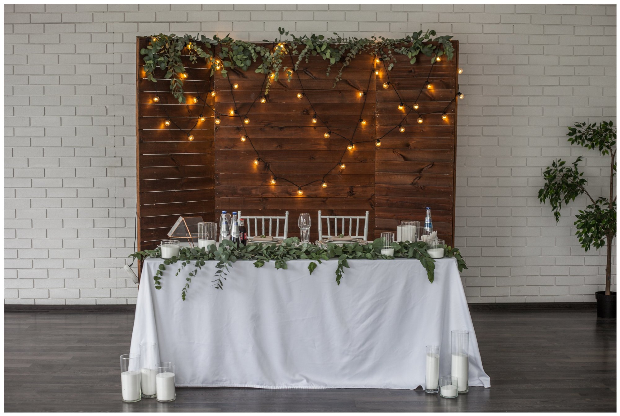 Ширма темное дерево 70*130*70