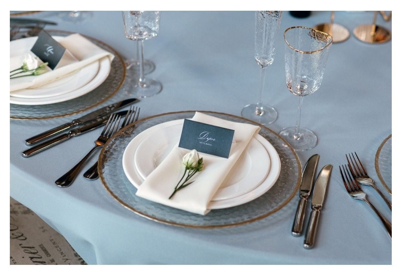 Тарелка "золотой кант"