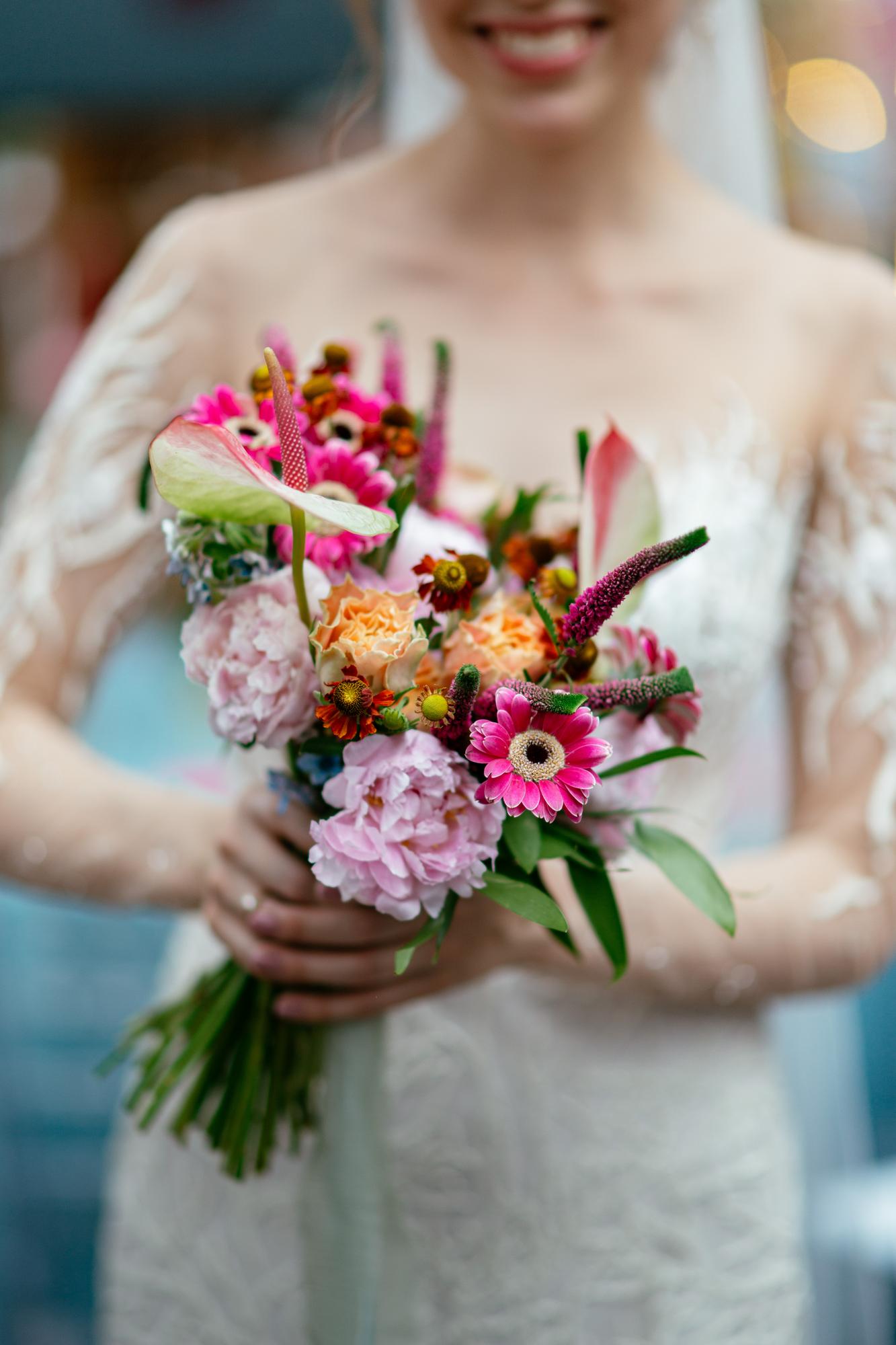 Свадебный букет "Фьюжн"