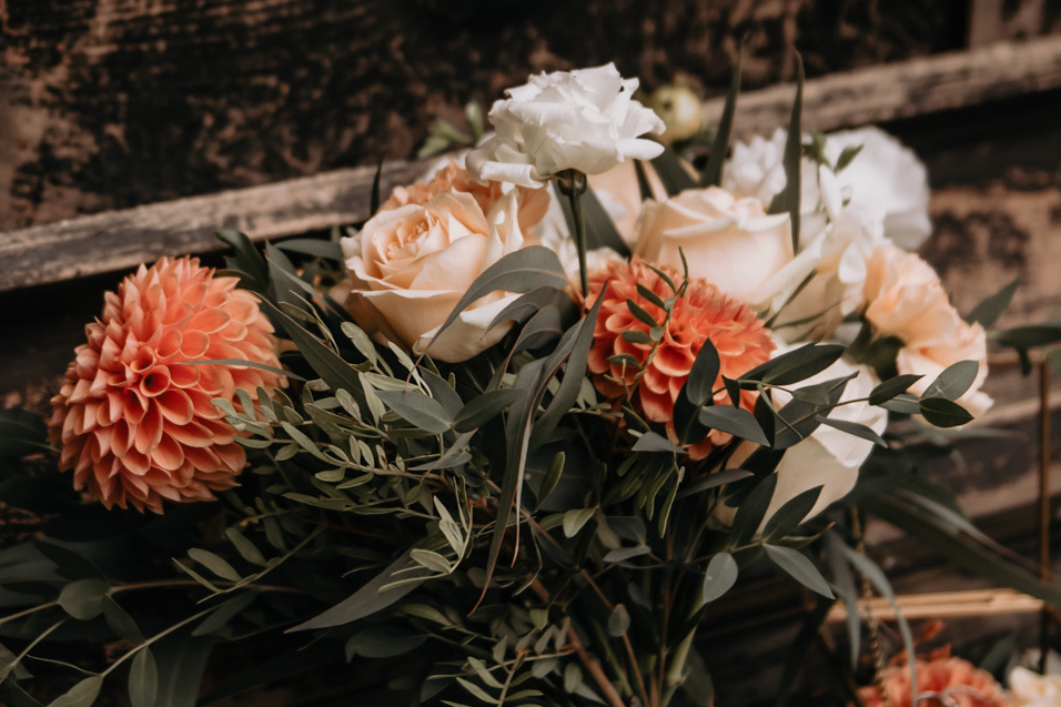 Свадебный букет "Orange"